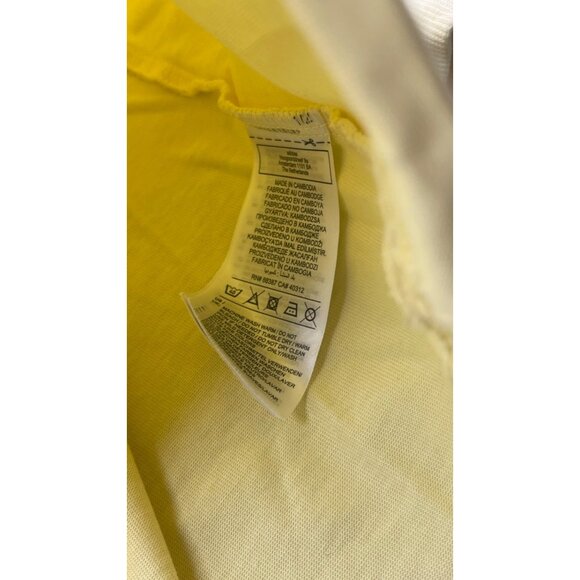 Adidas Yellow Hoodie Sweatshirt Large Long Sleeve Casual Pullover READ - Picture 3 of 7